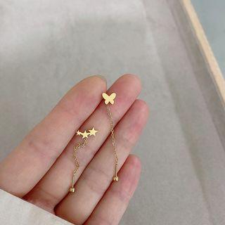 Butterfly / Star Stainless Steel Dangle Earring