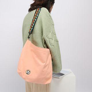 Embroidery Strap Canvas Tote Bag