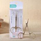 Eyebrow Scissors 1 Pc - A0424 - Silver - One Size
