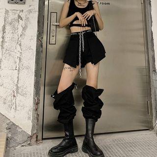 Detachable Cargo Pants / Cropped Tank Top