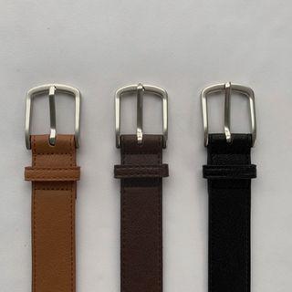 Buckled Pleather Belt