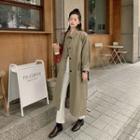 Single-breasted Maxi Mac Coat