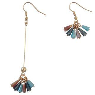 Non-matching Tassel Drop Earring