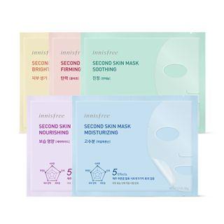 Innisfree - Second Skin Mask 1pc (5 Types) Nourishing