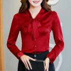 Tie-neck Blouse / Skirt / Trousers