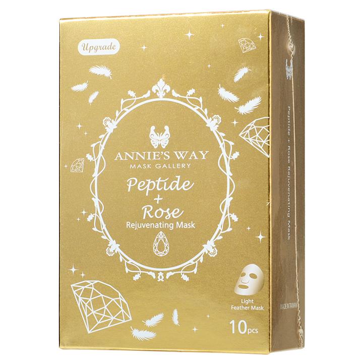 Annie's Way - Peptide + Rose Rejuvenating Mask 10 Pcs
