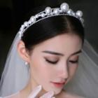 Wedding Faux Pearl Earring / Headband / Set