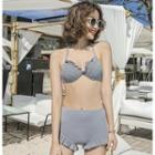 Set: High-waist Bikini + Cover-up Dress
