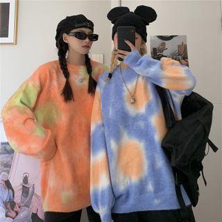 Tie-dyed Crewneck Sweater