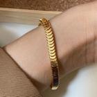 Alloy Bracelet E270 - Gold - One Size