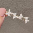 Butterfly Rhinestone Hair Clip Ly577 - Gold - One Size