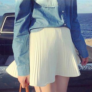 Accordion Mini Skirt