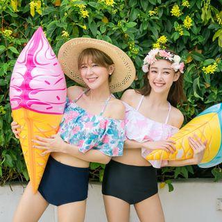 Ruffle Floral Tankini