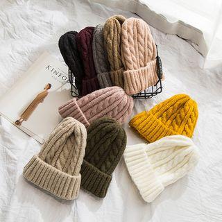 Ribbed Yarn Knit Beanie