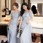 Lace-up Maxi A-line Dress (various Designs)