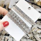Set Of 2: Rhinestone Hair Clip As Shown In Figure - One Size
