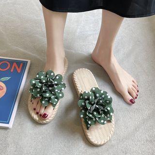 Floral Dotted Sandals