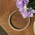 Faux-pearl Hair Band Gold - One Size