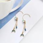 Alloy Mermaid Tail Fringed Earring 1 Pair - Hook Earring - One Size
