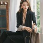 Double Breasted Blazer / Shirt / Dress Pants / Set