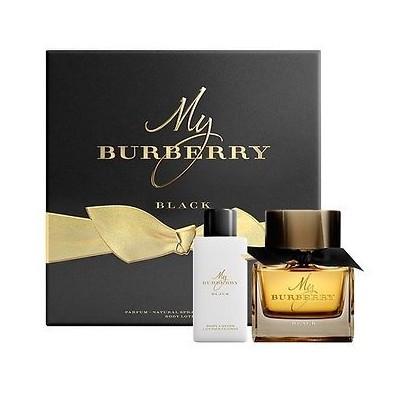 Burberry - My Burberry Black Set : Edp 90ml + Body Lotion 75ml 1 Set