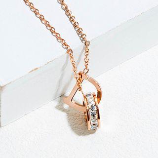 Chain Necklace 1609 - Rose Gold - One Size