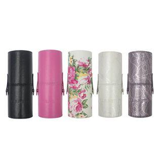 Cylinder Makeup Brush Case