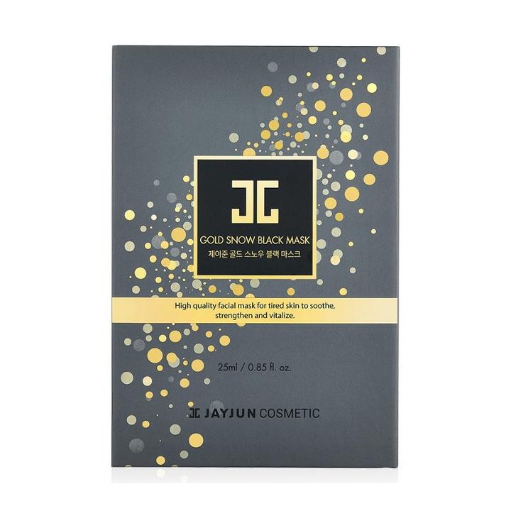 Jayjun - Gold Snow Black Mask 5 Set