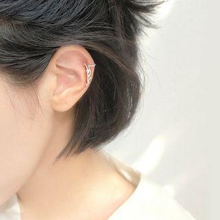 Sterling Silver Antler Ear Cuff