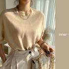 Woolen Wholegarment Knit Top