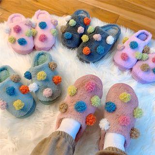 Pompom Fluffy Indoor Slippers