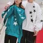 Couple Matching Star Print Sweatshirt