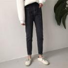 Seam-front Slim-fit Jeans