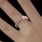 Freshwater Pearl Alloy Ring