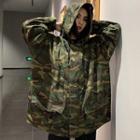 Camo Hooded Jacket Camouflage - One Size