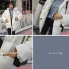 Faux-fur Duck Down Jacket Ivory - One Size