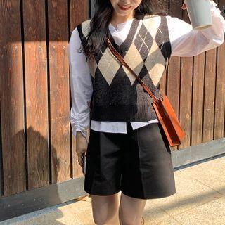 Patch-pocket Mini Crossbody Bag