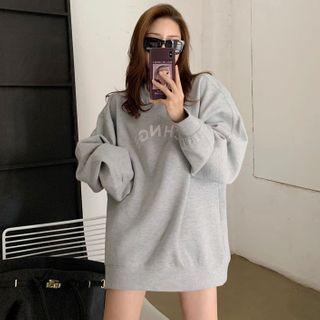 Oversized Embroidered Pullover