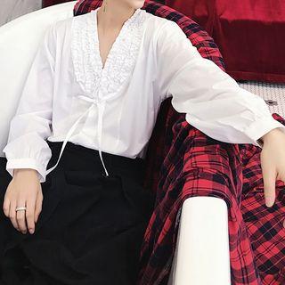 Floral Trim Shirt