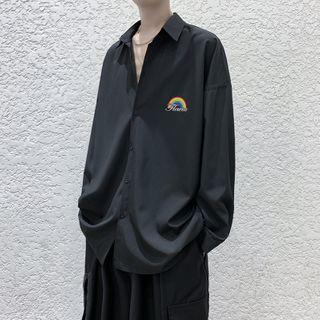 Rainbow Embroidered Shirt