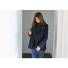 Button-neck Zip-up Jacket