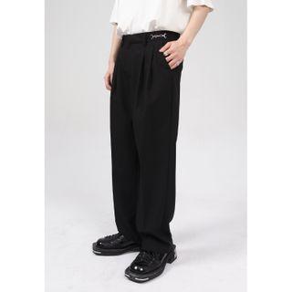Horsebit-accent Dress Pants