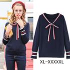 Bow Accent Long Sleeve Sweater