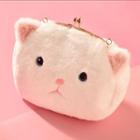 Furry Cat Crossbody Bag White - One Size