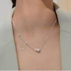 Asymmetrical Pendant Sterling Silver Necklace