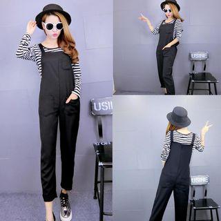Set: Striped Long-sleeve T-shirt + Jumper Pants