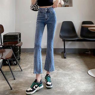 Mid Rise Crop Bootcut Jeans (various Designs)