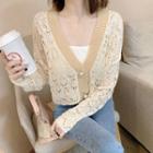 Crochet Cardigan Almond - M