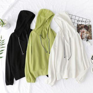 Twisted Drawstring Hoodie