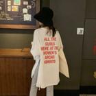 Short-sleeve Lettering T-shirt / Legging
